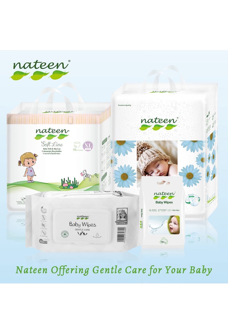 Nateen Baby Wipes,80s x 3 Packs(240 wipes),Pure Water Wipes for Baby,Multi Purpose Cleaning Baby Wet Wipes With Aloe Vera Extract for Sensitive Skin. - pzsku/Z52B5E55019721987F963Z/45/_/1702786631/d69f6761-527e-491e-9751-653acc390bd7