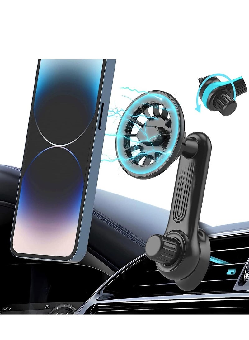 SYOSI Fits MagSafe Car Mount Strong Magnetic Phone Holder for iPhone, HandsFree Dashboard iPhone Accessories 14 Pro Plus 12/13 All Phones - Image 1