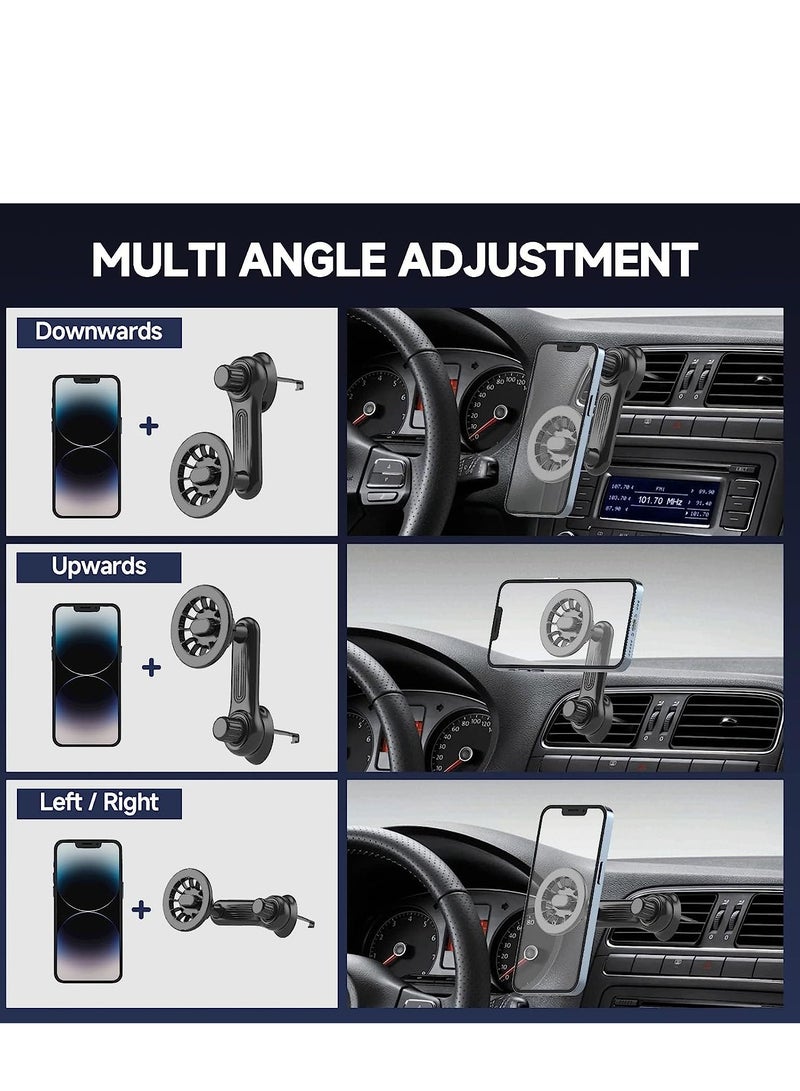 SYOSI Fits MagSafe Car Mount Strong Magnetic Phone Holder for iPhone, HandsFree Dashboard iPhone Accessories 14 Pro Plus 12/13 All Phones - Image 3