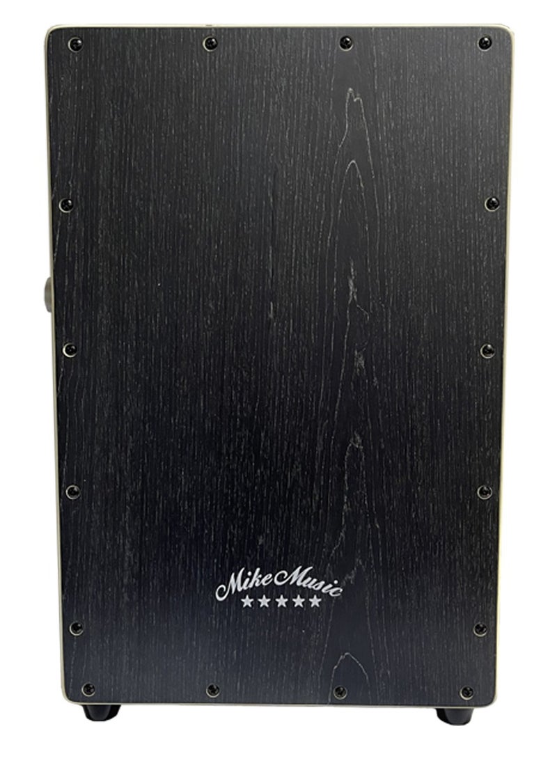 Mike Music - Cajon Drum, Mike Music Wooden Cajon Box Drum Instrument with Internal Snare Strings, Upgrade Adjustable Cajons Hand Drums with Dedicated Backpack Bag, Hand Percussion Instruments Beat Box - Black - Image 1