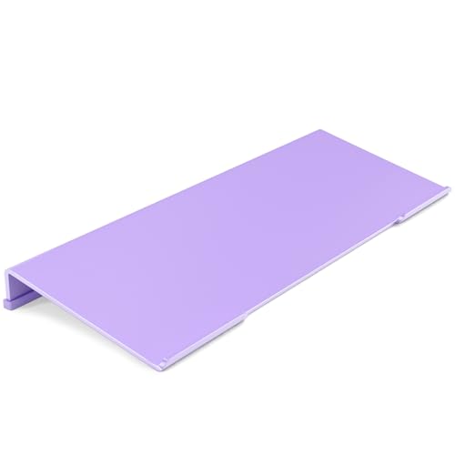 Rulyyo Ergonomic Computer Keyboard Stand - 17 Inch Purple Acrylic Keyboard Riser for Desk Tilted Keyboard Holder Tray with Non-Slip Strip for Home Office Easy Typing & Working - Image 1