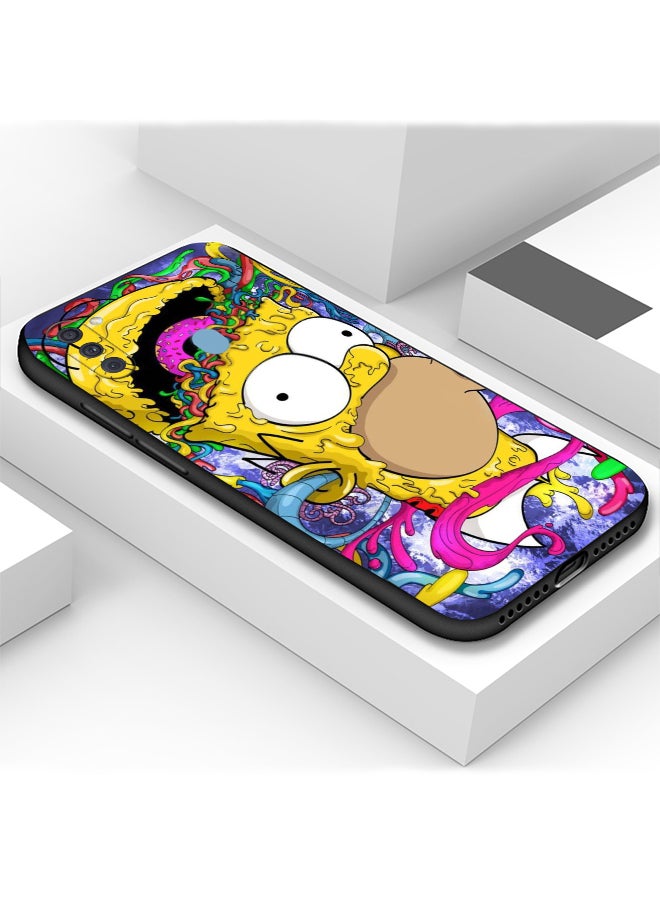 Generic - Protective Shockproof Case Cover For Samsung Galaxy A11(EU) The Simpsons cartoon art design Drawing - Image 1