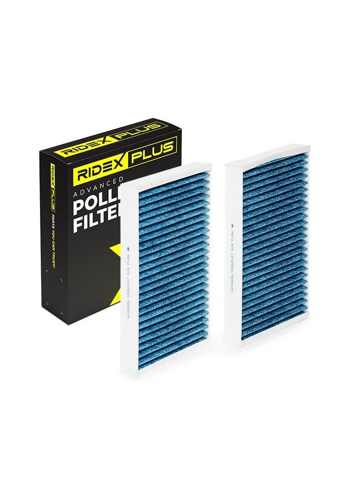 RIDEX RIDEX PLUS - POLLEN FILTER / CABIN FILTER FOR MERCEDES - 2218300718 / 2218300718 / 2218300018 / 2218300318 / 2218300018 / 2218300318 / 2218300562 / 2218300562  - Image 1