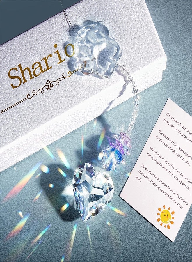 Shario Dog Memorial Gifts for Loss of Dog, Pet Memorial Gifts for Dogs, Crystal Suncatcher, Pet Loss Sympathy Gift - Image 2