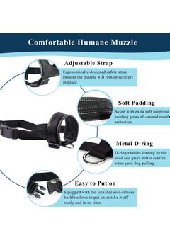 Dog Muzzle, Soft Nylon Muzzles for Chewing, Biting, Breathable Padded Muzzle Loop for Medium, Large and Extra Aggressive Dogs, Allows Panting and Drinking(L,18-30CM) - pzsku/Z52B615A0BFF9034499ECZ/45/_/1686304559/cdec6d02-4c21-43f1-8907-73117447e474