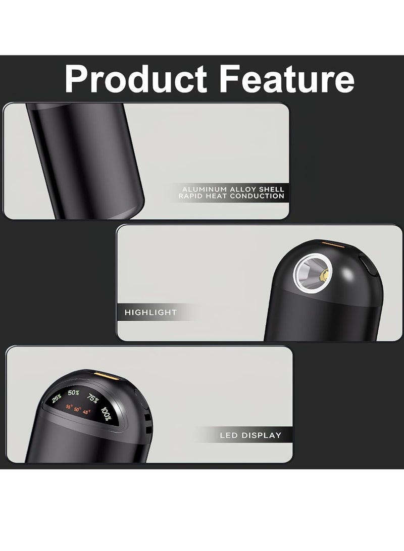 general Rechargeable Hand Warmers, 5000mAh Electric Hand Warmer with 3 Levels Heating, Pocket Heater, Self-Heating Heat Pack, Portable Winter Gadget for Travel and Outdoor Activities - Image 5