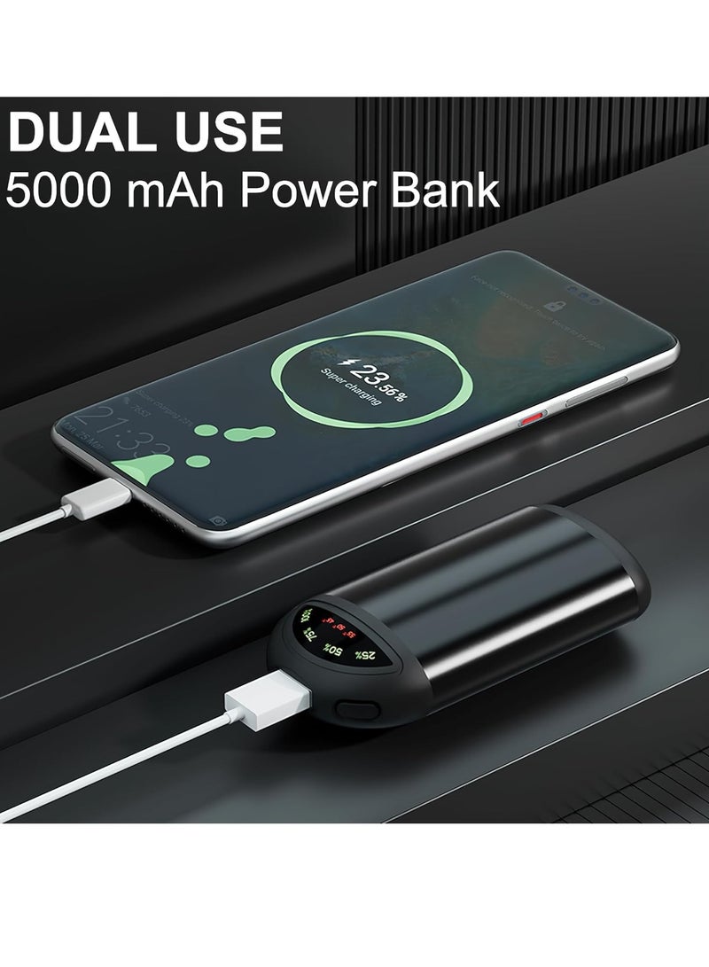 general Rechargeable Hand Warmers, 5000mAh Electric Hand Warmer with 3 Levels Heating, Pocket Heater, Self-Heating Heat Pack, Portable Winter Gadget for Travel and Outdoor Activities - Image 4