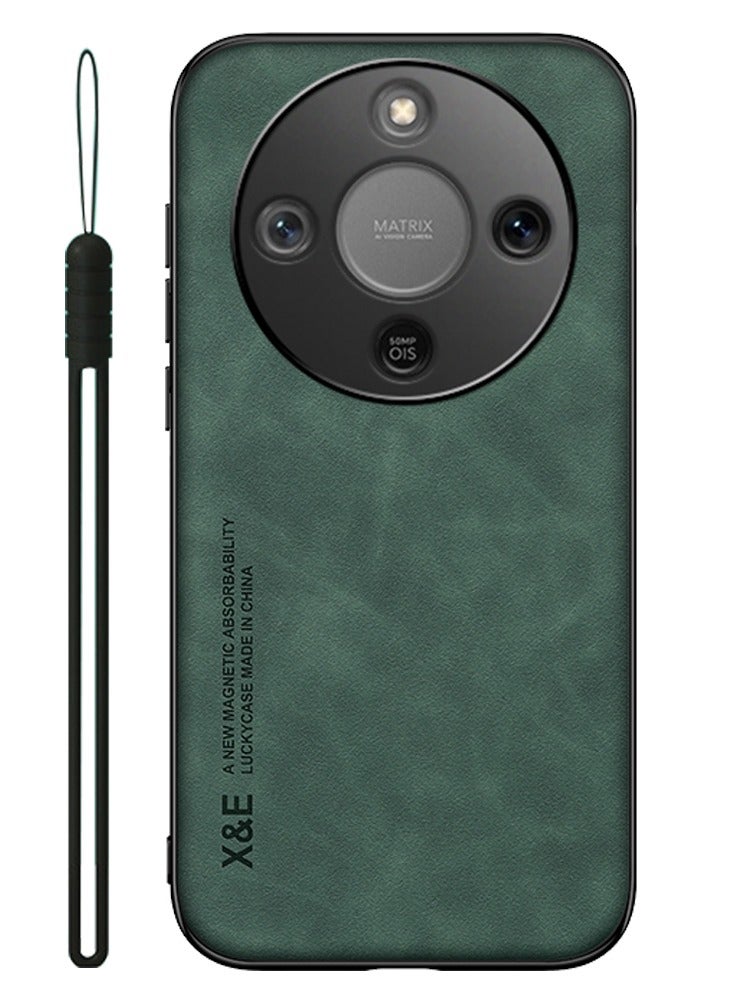 ICARLUS Case for Honor X9d 5G Cover Bumper Built-in Metal Plate Green - Image 1