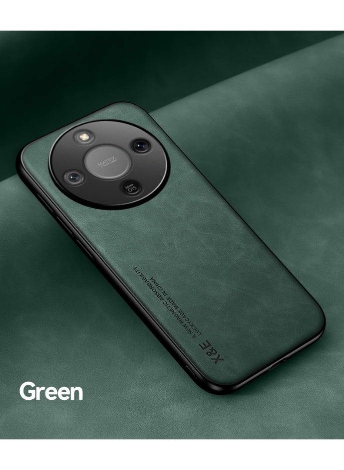 ICARLUS Case for Honor X9d 5G Cover Bumper Built-in Metal Plate Green - Image 2