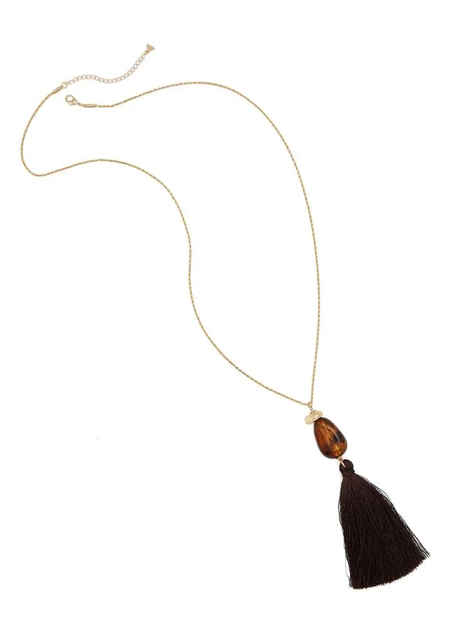 Kezia Ladies Brown Necklace