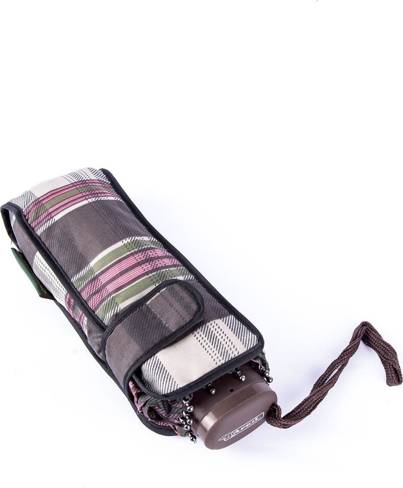 April Women's Umbrella Micro Mini Plaid Multicolor A-203L  - Image 2