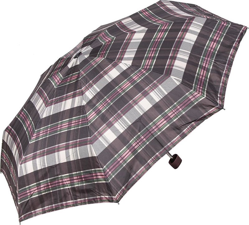 April Women's Umbrella Micro Mini Plaid Multicolor A-203L  - Image 1
