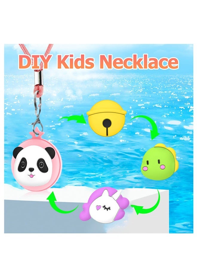 Lemon 2 Pack Silicone Case for Apple Air Tag Toddler for Girls (Pink, Yellow) - Image 2