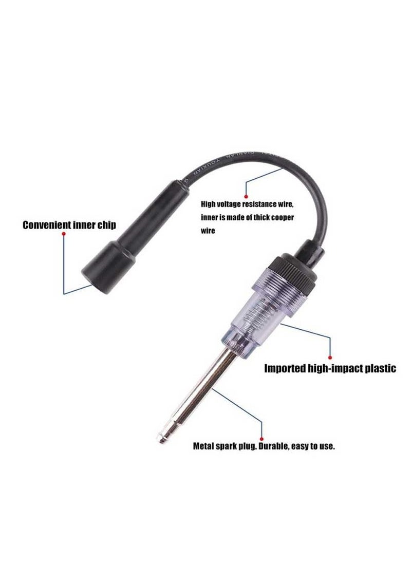 Generic - Inline Spark Plug Tester Straight Boot Ignition Test Light Tool for Small Engine Car Motorcycle Lawn Mower Chainsaw - Image 1