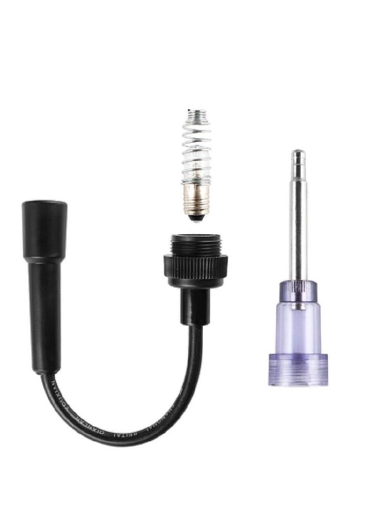Generic - Inline Spark Plug Tester Straight Boot Ignition Test Light Tool for Small Engine Car Motorcycle Lawn Mower Chainsaw - Image 1