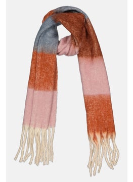 ELLE Women Colorblock Scarf 200 x 38 cm, Multicolor  - Image 1