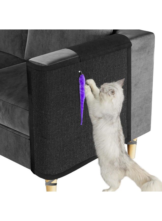 Oroonoko Cat Scratch Sofa Protector,Cat Scratch Couch Cover with Sisal Mat for Cat Indoor use (Left Hand) - Image 1