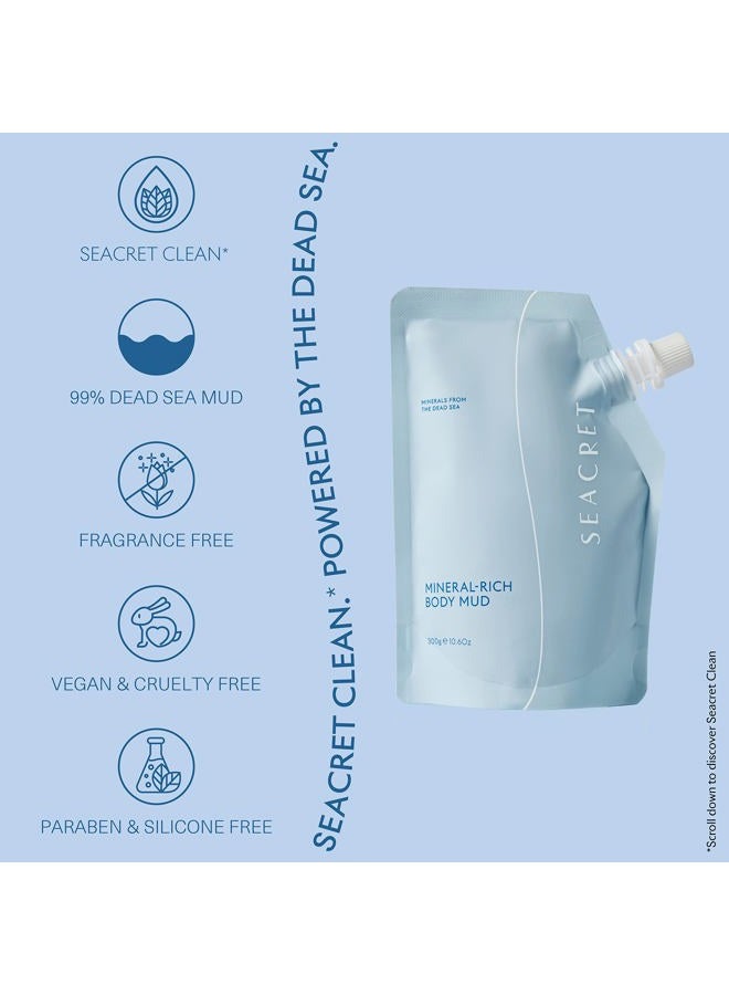 Seacret Dead Sea Mud - Mineral Rich Body Mud Treatment (Concentration of 99%) Removes Excess Oil and Dead Skin Cells (10.6 oz.) - Image 3