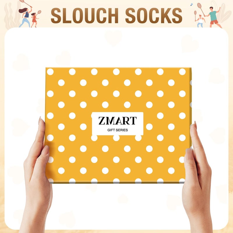 Zmart Women's Thin Slouch Socks - Scrunch Long High Slouchy Boot Socks 80s 90s - Image 3