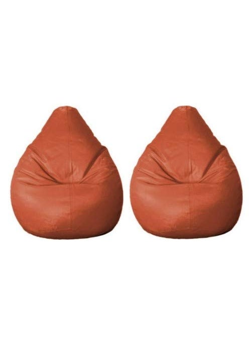 caddyFull caddyFull Jumbo Size Bean Bag Without Beans Tan Pack of 2  - Image 1