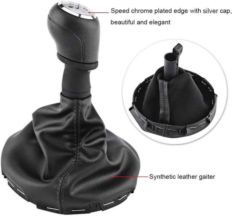 Wivplex 6 Speed Gear Shift Knob Kit for VW Transporter T5/T6 - Image 3