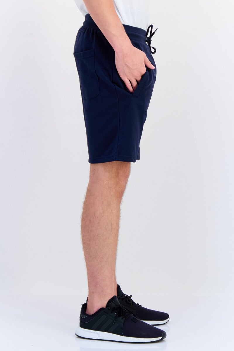 LOTTO Men Sportswear Fit Training Shorts, Navy  - Image 3