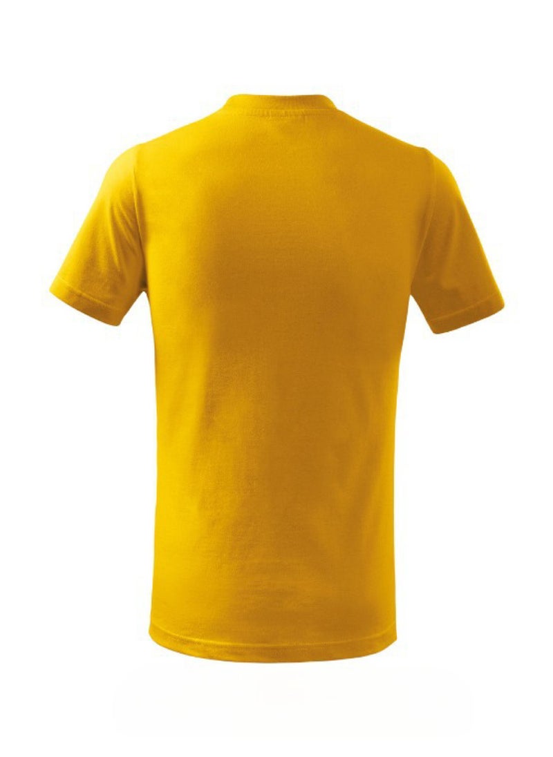 Generic - IPL RCB Round Neck Short Sleeve T-shirt for cricket fans of (Royal Challengers Bangalore) (Yellow) - Image 1