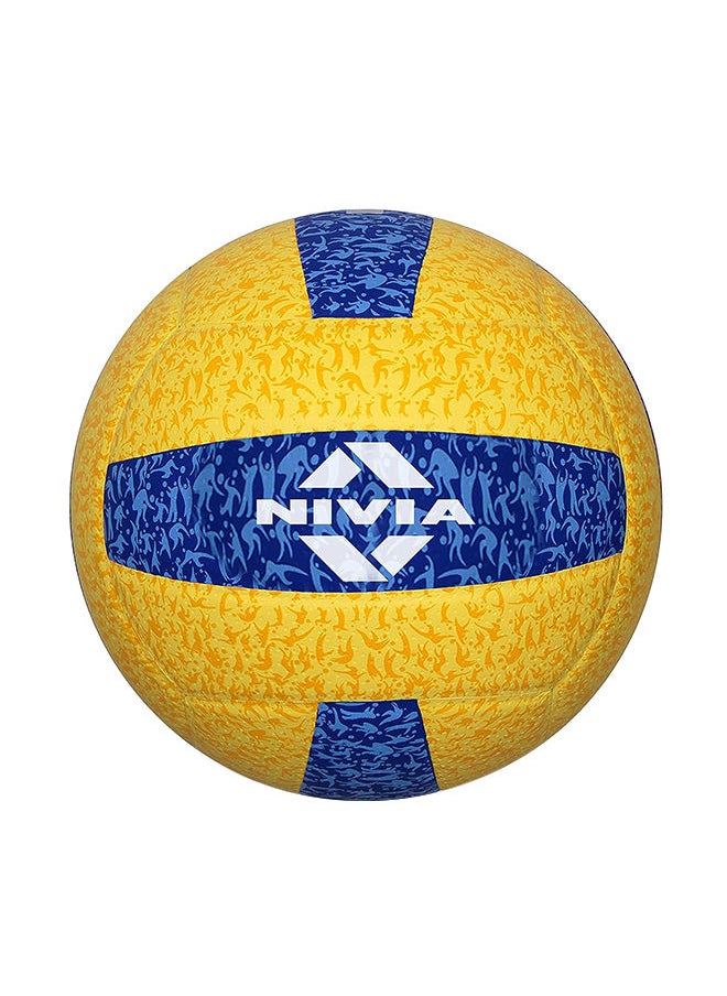Nivia G-2020 Rubber Volleyball | Size: 4 | Laminated | 18 Panels | for Indoor & Outdoor Matches | Machine Stitch | Butyl Bladder | High Air Retention  - Image 1