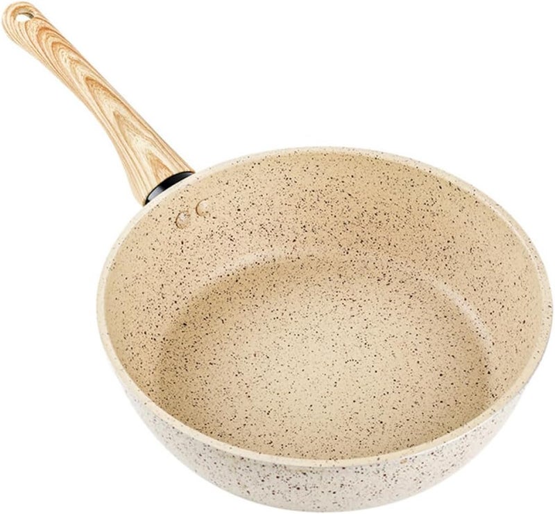 Gulf mainstream practical design KALLORY Non-stick Frying Pan 24cm Granite Coating Searing Skillet Induction and Gas Stove Compatible Kitchen Cookware for Home Cooking Style All climate suitability Integrated local logistics Multi item matching Worldwide popular practical build Multi-demand satisfied design Light & heavy use compatible Scratch resistant Consistent steady quality Year round in stock Locally packed stock Local supply chain stock Trendy natural assorted colors Elegant appearance Major city pickup option Global versatile design Assorted trendy color picks Periodic restock local Upgraded quality Easy transit optimized build Elegant upgraded practical design Ergonomic build Integrated warehouse solution Local & cross border ship compatible Flexible usage build - Image 1