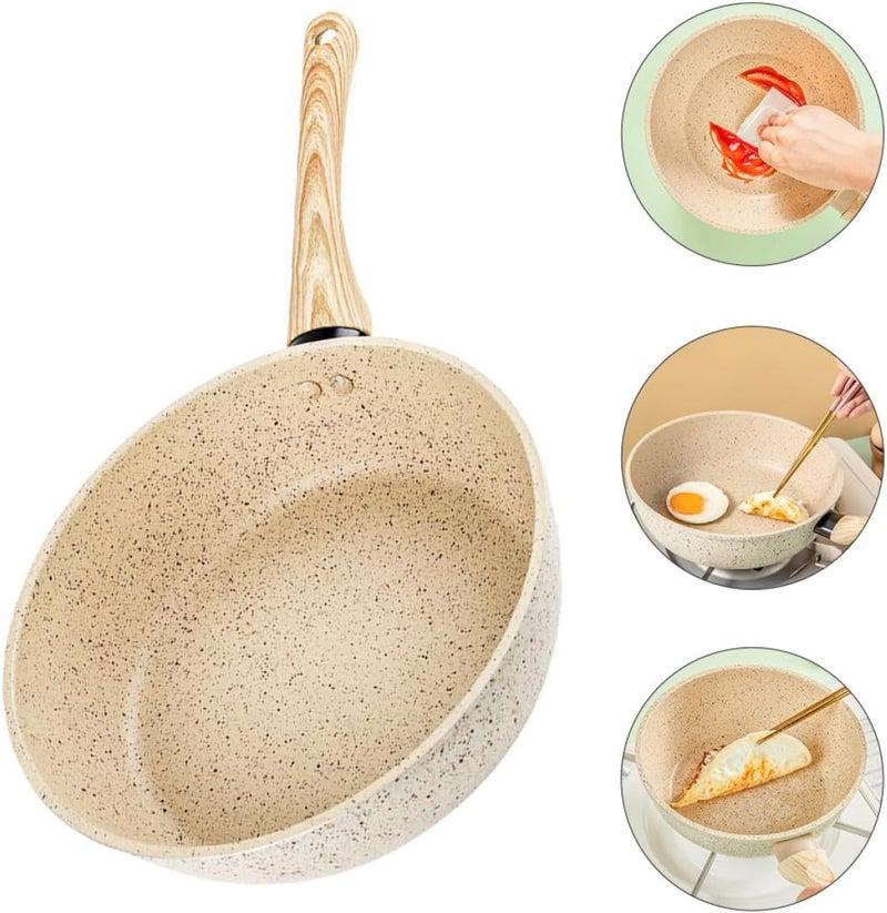 Gulf mainstream practical design KALLORY Non-stick Frying Pan 24cm Granite Coating Searing Skillet Induction and Gas Stove Compatible Kitchen Cookware for Home Cooking Style All climate suitability Integrated local logistics Multi item matching Worldwide popular practical build Multi-demand satisfied design Light & heavy use compatible Scratch resistant Consistent steady quality Year round in stock Locally packed stock Local supply chain stock Trendy natural assorted colors Elegant appearance Major city pickup option Global versatile design Assorted trendy color picks Periodic restock local Upgraded quality Easy transit optimized build Elegant upgraded practical design Ergonomic build Integrated warehouse solution Local & cross border ship compatible Flexible usage build - Image 5