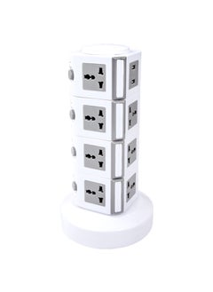 Universal Vertical Tower Power Strip, Multi Socket 110V-250V with 2 USB Ports, Electric Charging Station Surge Protector, Suitable For Any Country - pzsku/Z52B6C8E069E732610C9EZ/45/_/1703673801/104d4dd4-5969-497f-b93f-2fe176b9803e