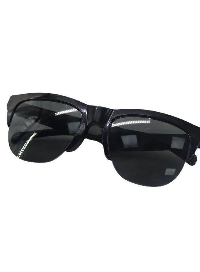 F06 Bluetooth Smart Sunglasses with Built-in Wireless Headset - Black - Image 1