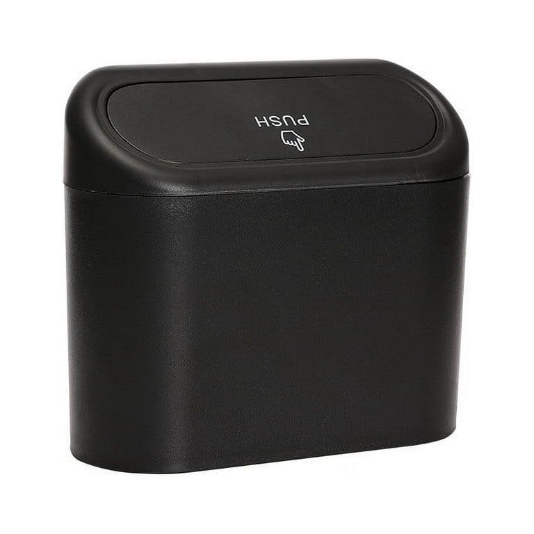 CLOUDTAIL CHOICE CLOUDTAIL CHOICE Car Trash Can with Lid Mini Vehicle Trash Bin Car Dustbin Garbage Organize Trash Bag Automotive Garbage Can Bin Trash Container for Auto Cars Home Office Multicolor Pack Of 1  - Image 1