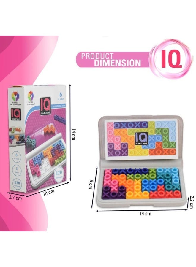 Toy Box IQ Toy, 120 Challenges, 5 Levels of Difficulty, 1-Player Brain Teaser for Kids and Adults - Image 4