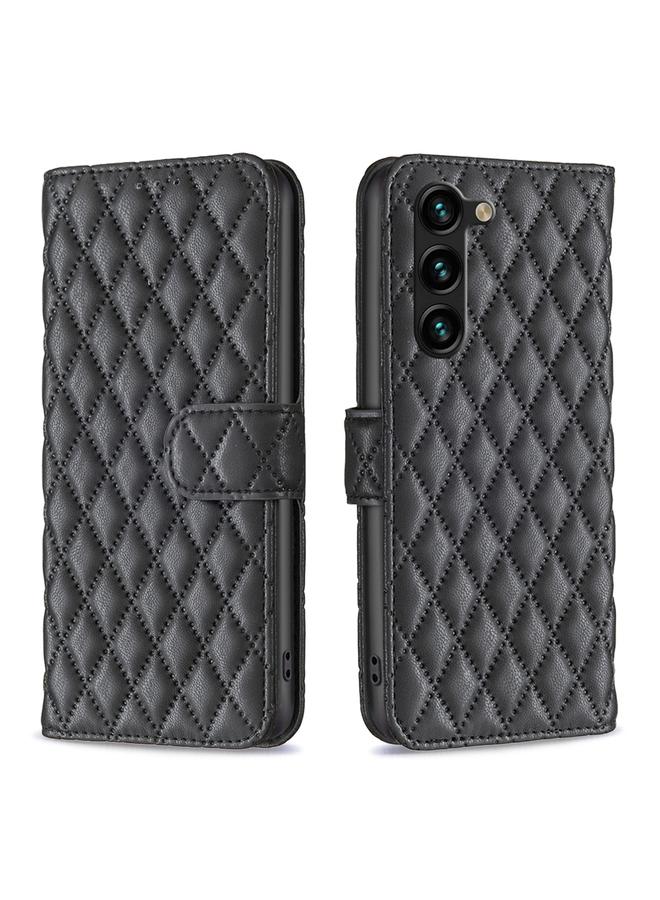 S-TOP Case For Samsung Galaxy S25+ 5G Diamond Lattice Wallet Flip Leather Phone Case - Image 1