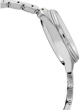 ساعة يد رسمية بعقارب مقاومة للماء من انتايسر طراز LTP-1302SG-7AVDF - 35 مم - فضي/ذهبي نساء - view 4