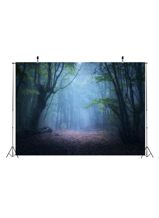 CORFOTO Fabric 10x8ft Nature Green Forest Backdrop Jungle Rainforest Rocky Path Spring Landscape Background for Kids Newborn Baby Shower Camping Birthday Party Decor Men Adults Portrait Photo Props - Image 4