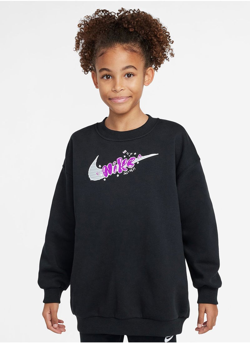 Nike Youth Nsw Club Fleece Oversized Sweatshirt  - Image 1