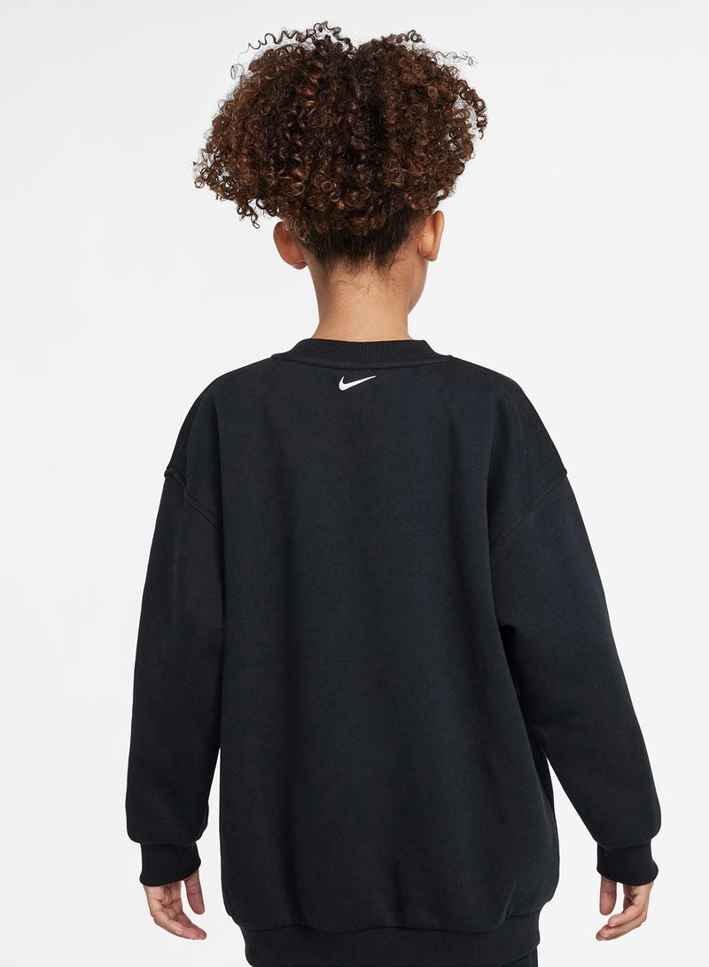 Nike Youth Nsw Club Fleece Oversized Sweatshirt - Image 2