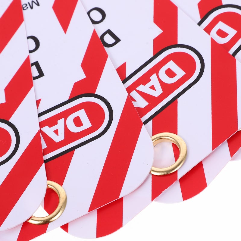 10pcs Lockout Tags Tags Do Not Operate Tags Lockout Hanging Tags for Factory Equipment - Image 2