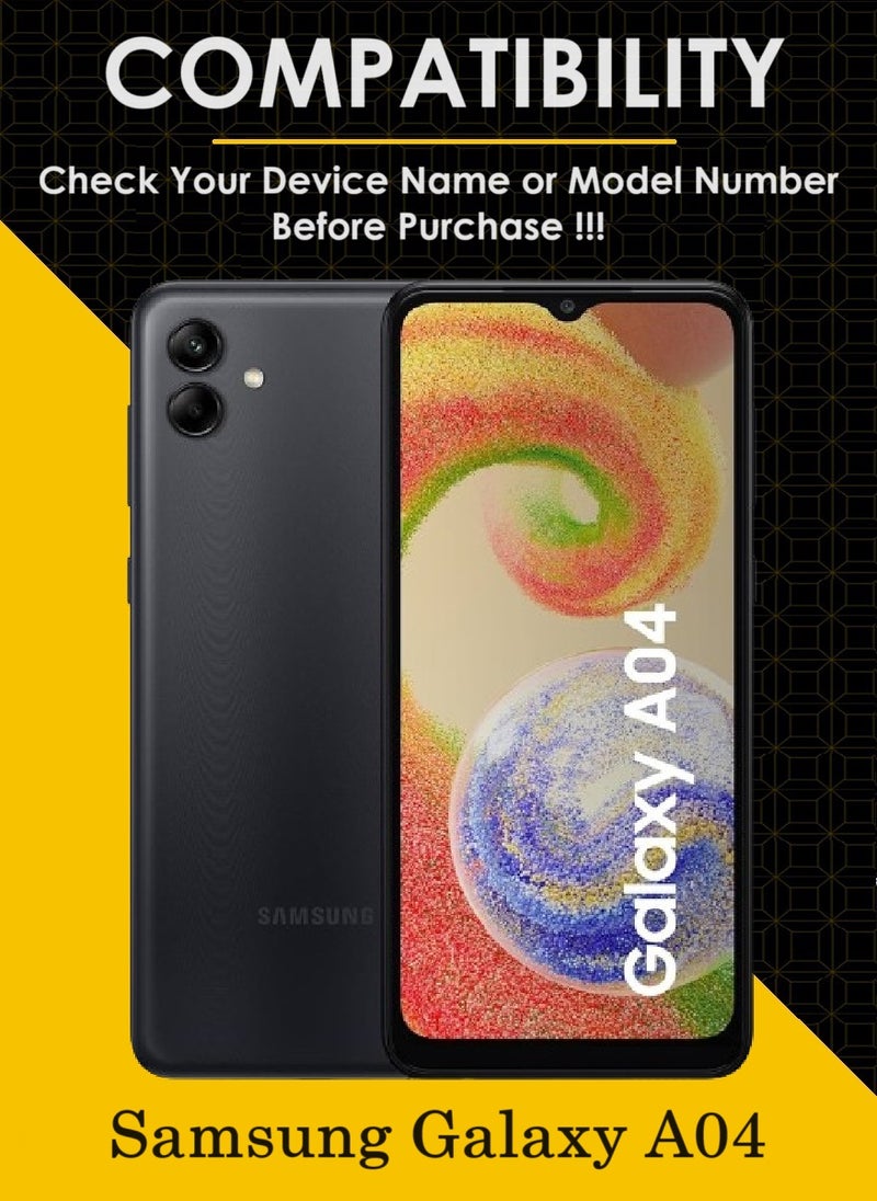 AINA Tempered Glass Screen Protector 5D Designed For Samsung Galaxy A04 Full Glue Edge to Edge Full Screen Coverage And Bubble Free - Image 3