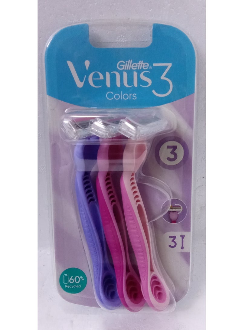 Gillette Simply Venus 3-blade razor - 3 pieces - Image 1