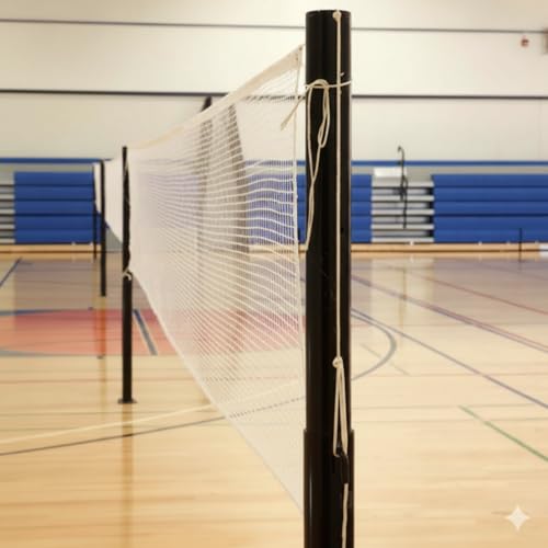 Netco Power Volleyball Net with 2MM Thick Thread and 4 Side Canvas Tape (2MM, Cotton) - Image 2