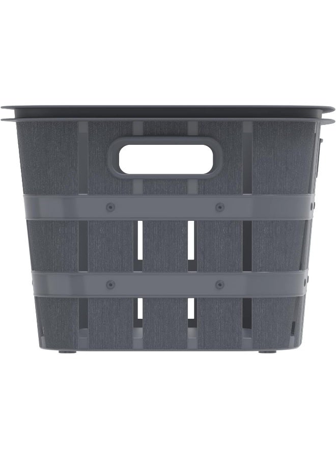 Cosmoplast Cosmoplast 40L Cedargrain Laundry Bin  - Image 4