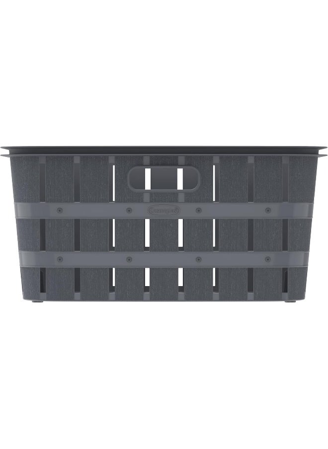 Cosmoplast 40L Cedargrain Laundry Bin (Dark Grey)  - Image 4
