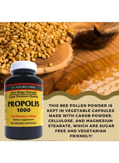 ورالد وايد نيوترشن YS Organic Bee Farms Propolis-Raw Unprocessed 1000mg - بوابة العافية الخاصة بك - 90 كبسولة مع سلسلة مفاتيح متعددة الأغراض من Worldwidenutrition  - Image 5