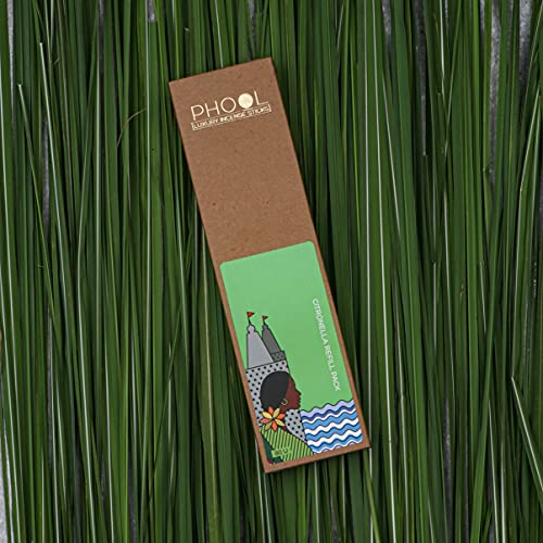 PHOOL LUXURY INCENSE Citronella Incense Sticks I Pack Of 80 Natural Agarbatti I Sulpher & Charcoal Free | 100% Organic (200 Gms) I Refill Pack I Fragrance - Citronella Agarbatti - Image 2