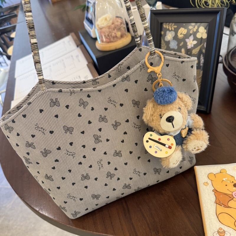 Women's Corduroy Tote Bag - Image 4