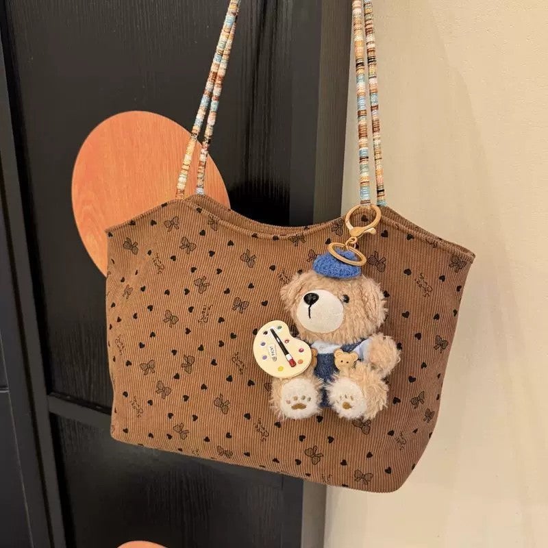 Women's Corduroy Tote Bag - Image 1