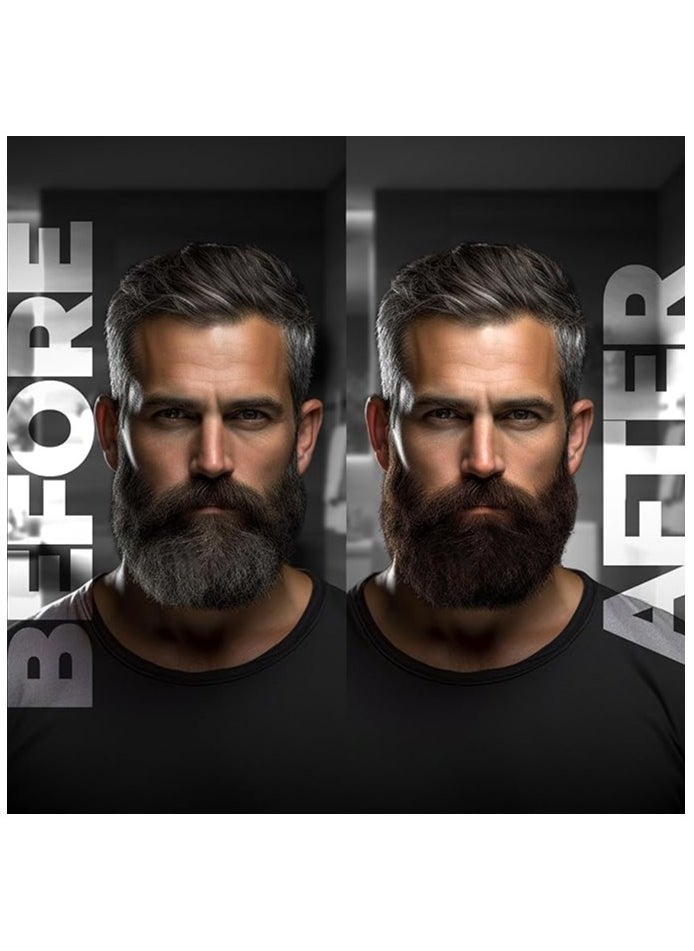 BEARDO - Beardo Beard Color For Men - Dark Brown, | Long Lasting | No Ammonia | Easy to apply, No Stain Beard Hair Colour for men | Skin Friendly Hair dye | Full Grey Hair Coverage Beard Color - Image 1
